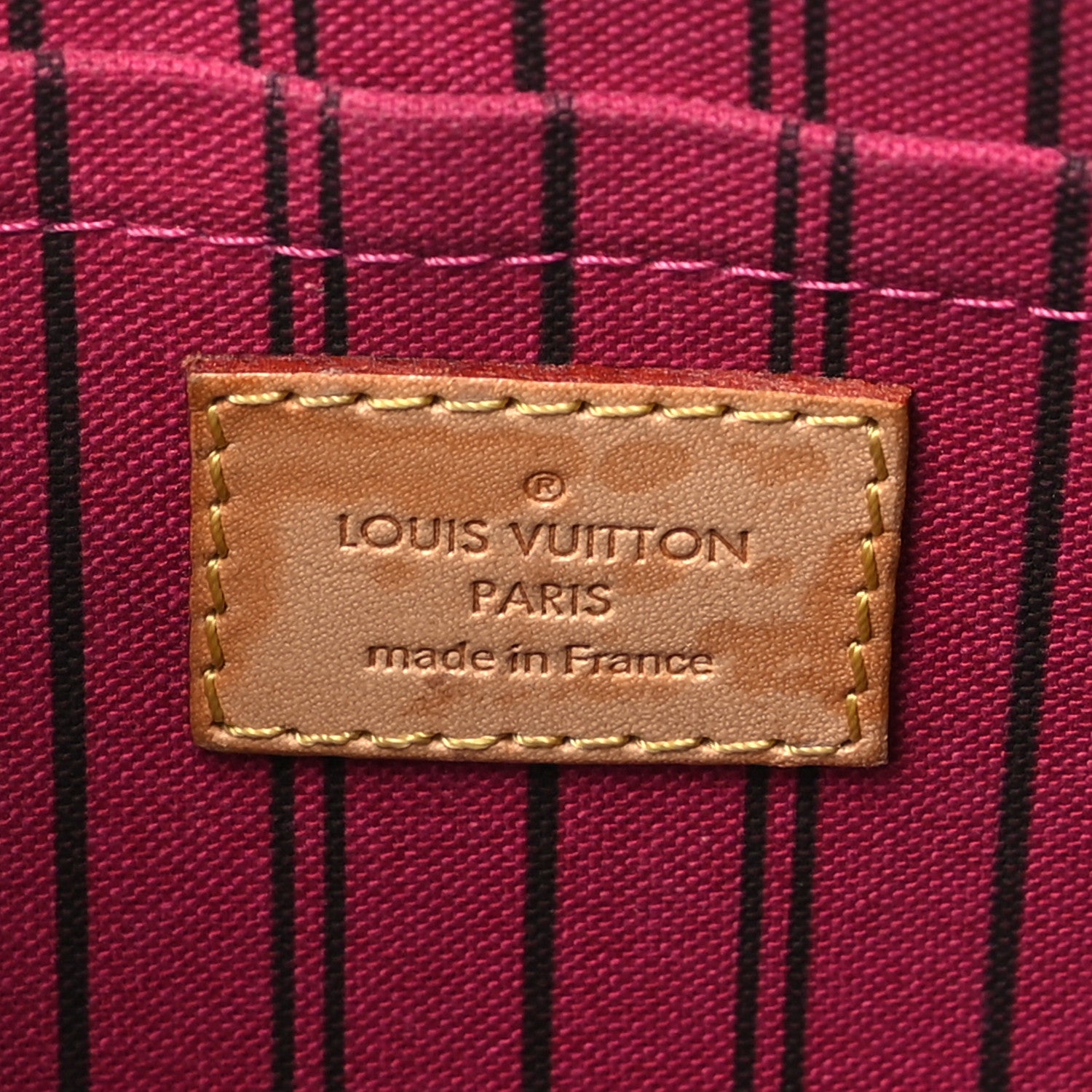 Louis Vuitton Monogram Neverfull MM GM Pochette Pivoine 6 of 12