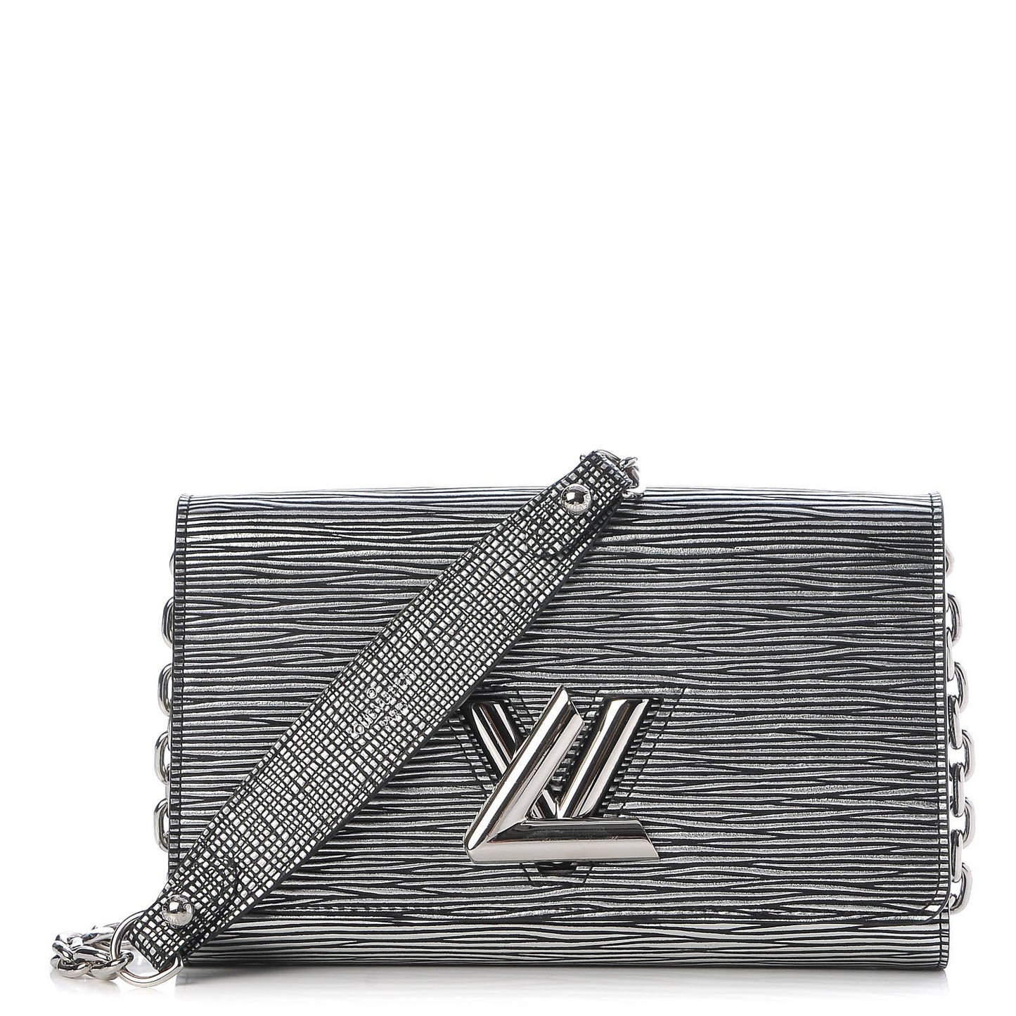 Epi Twist Chain Wallet Metal