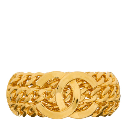 Chanel CC Chain Wide Bracelet Gold 1 of 4