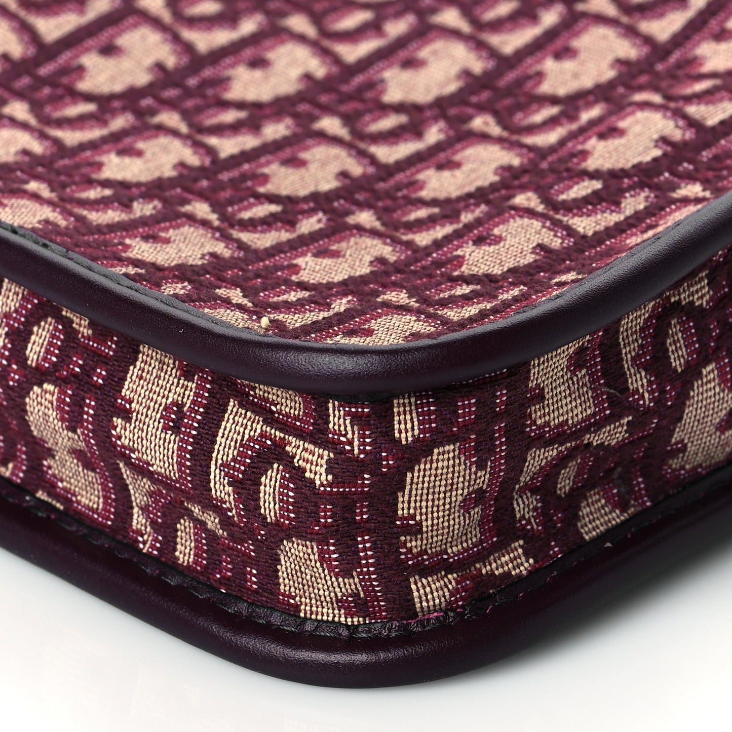 Oblique Diorquake Clutch Burgundy