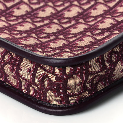 Christian Dior Oblique Diorquake Clutch Burgundy 10 of 10