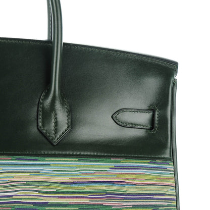 Hermes Box Vibrato Birkin 35 Vert Fonce 10 of 22