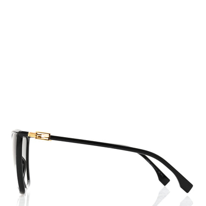 Fendi Acetate Cat Eye Sunglasses FF 0433/G/S Black 5 of 8