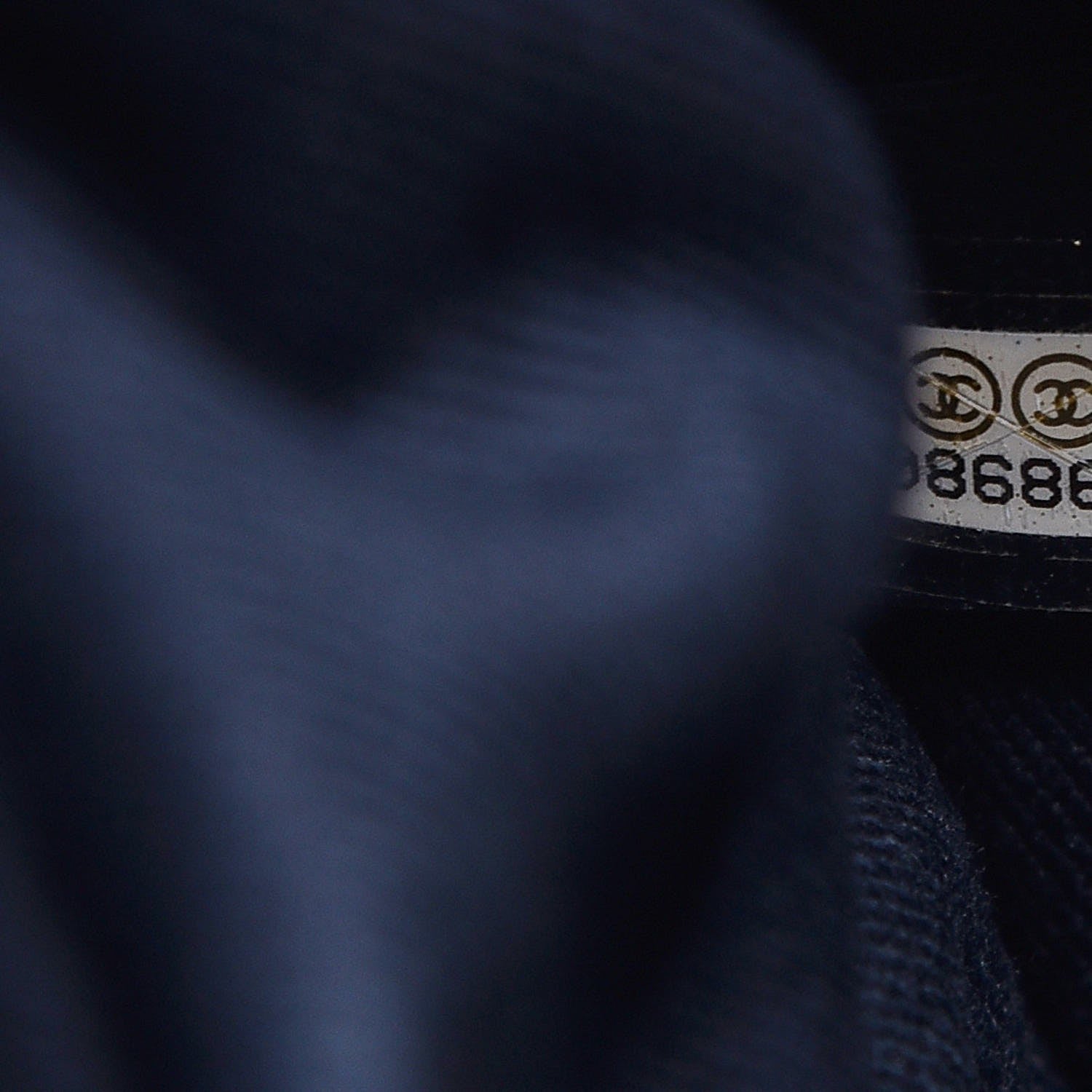 Chanel Denim Deauville Bowling Bag Dark Blue 7 of 7