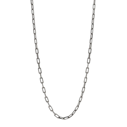 Cartier 18K White Gold SM Santos De Cartier Link Necklace 1 of 5