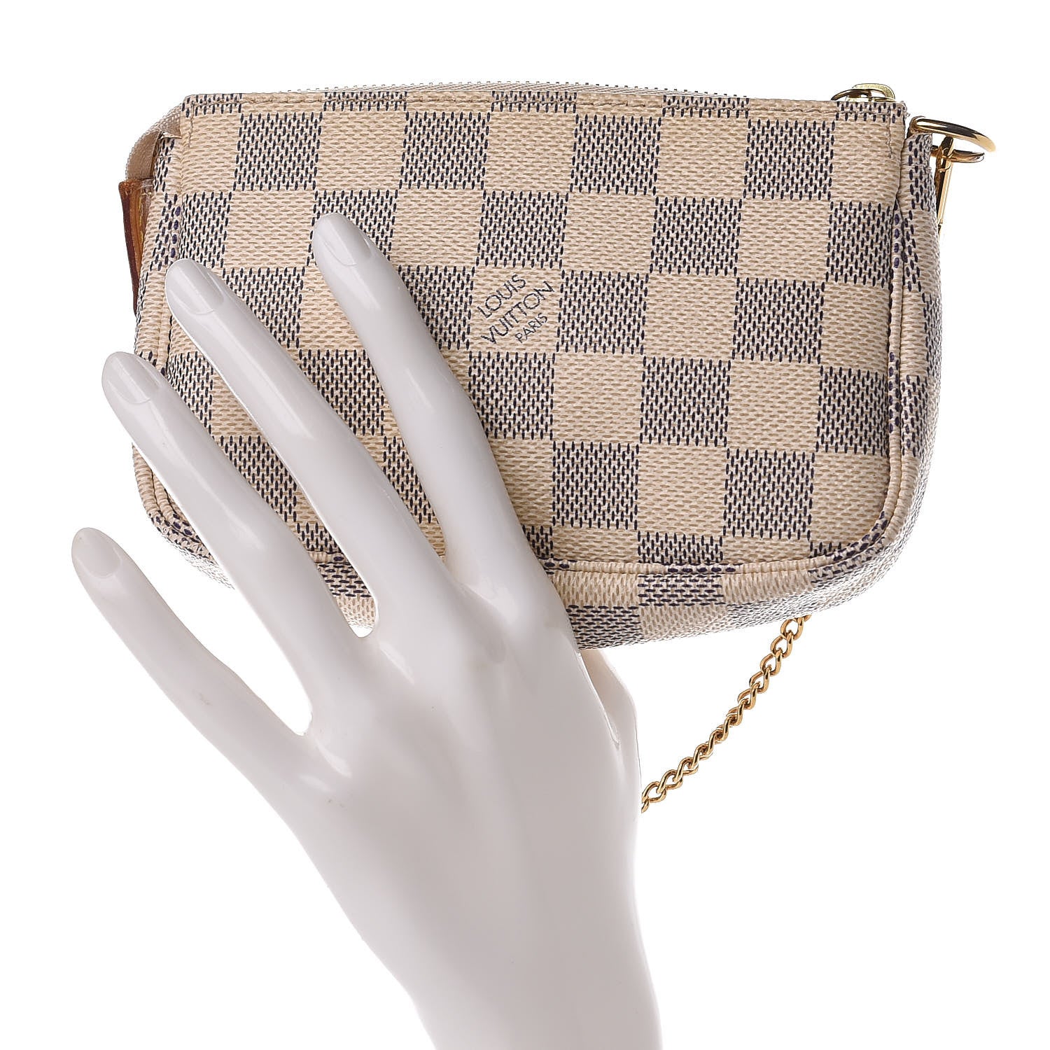 Louis Vuitton Damier Azur Mini Pochette Accessories 2 of 11