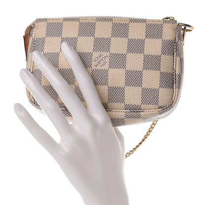 Louis Vuitton Damier Azur Mini Pochette Accessories 2 of 11