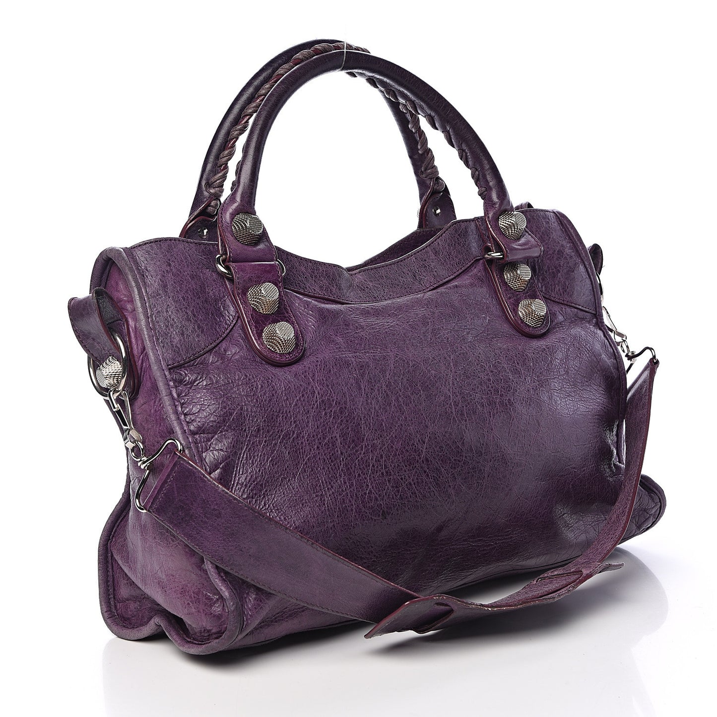 Agneau Giant 21 Silver Hardware City Raisin