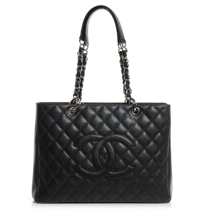Chanel Caviar Grand Shopping Tote GST Black 1 of 7