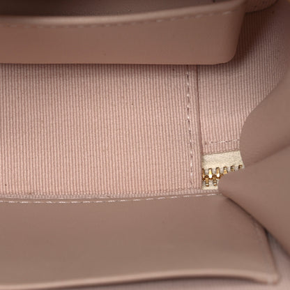 Chanel Lambskin Quilted Mini Chic Riviera Top Handle Vanity Case White 5 of 15