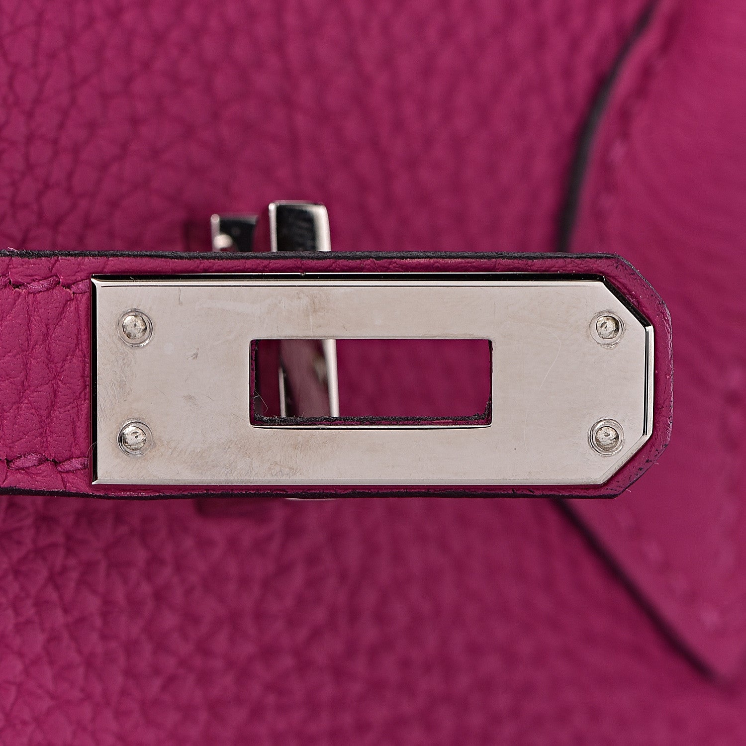 Hermes Togo Birkin 25 Rose Pourpre 16 of 46