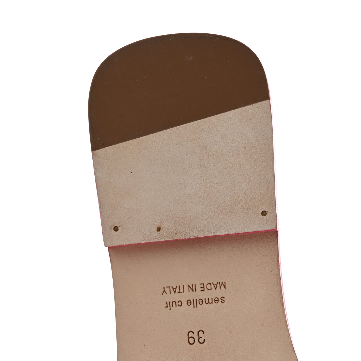Box Calfskin Oran Sandals 39 Rose Boise