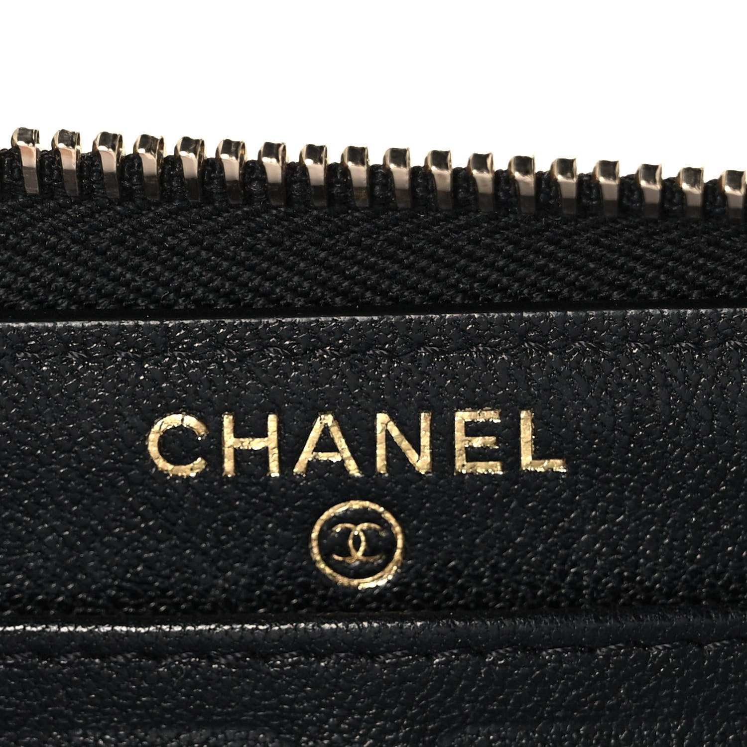 Chanel Sheepskin Quilted Mademoiselle Vintage Zip Around Wallet Black 6 of 11