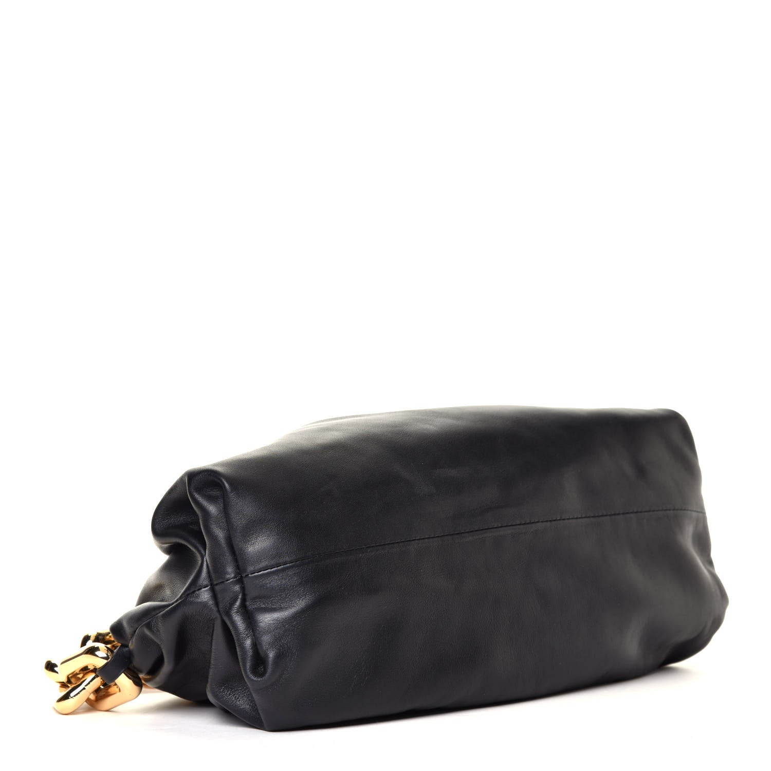 Bottega Veneta Calfskin The Pouch Chain Black 3 of 5