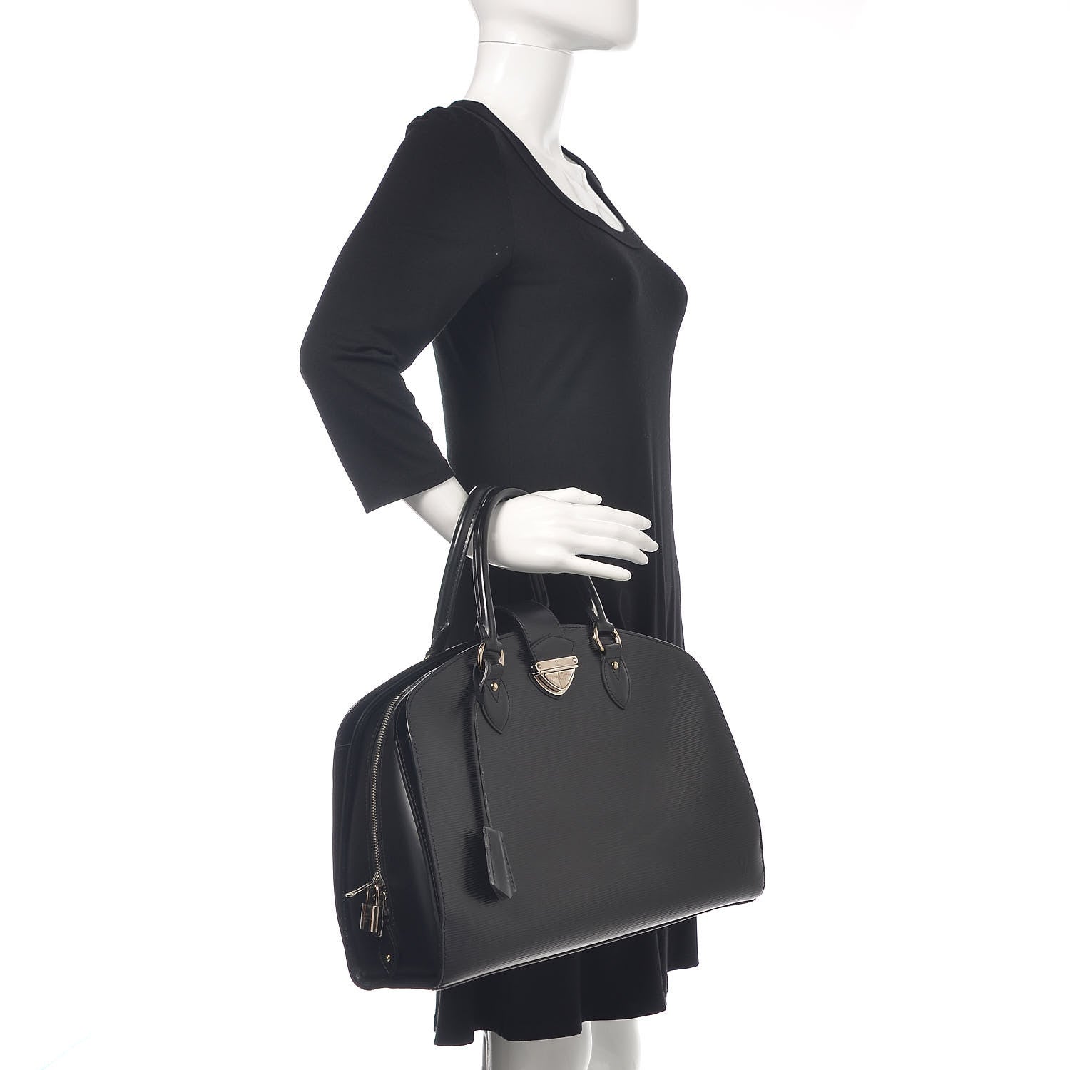 Louis Vuitton Epi Pont-Neuf GM Black 2 of 8