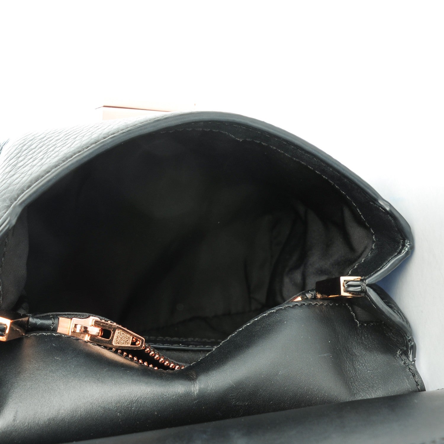 Alexander Wang Calfskin Small Marion Soft Black Rose Gold Hardware 5 of 6