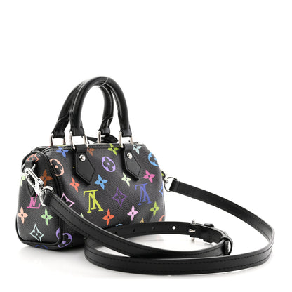 Louis Vuitton LV X TM Monogram Multicolor Nano Speedy Black 3 of 10