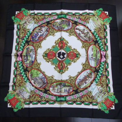 Hermes Silk L'entente Cordiale Scarf 90 1 of 7