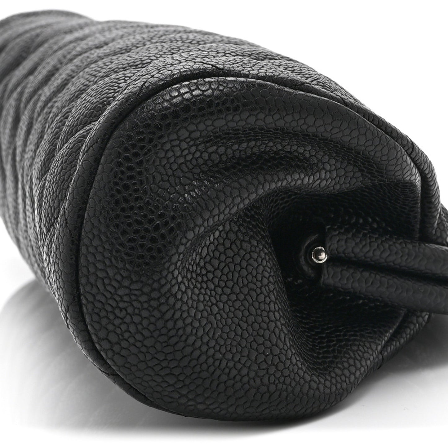 Caviar Quilted Timeless Clutch Black