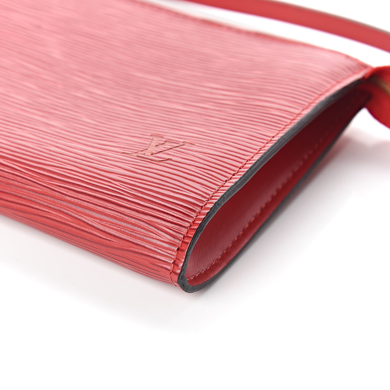 Louis Vuitton Epi Pochette Accessories 21 Castillan Red 9 of 10