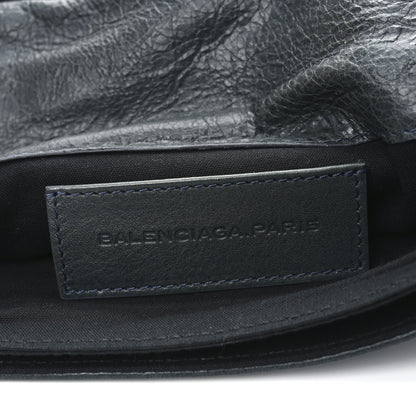 Balenciaga Agneau Giant 21 Silver Hardware Envelope Clutch Anthracite 7 of 11