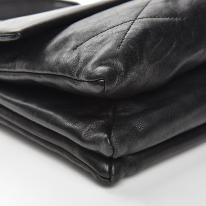 Lanvin Lambskin Quilted Medium Sugar Flap Shoulder Bag Black 9 of 9