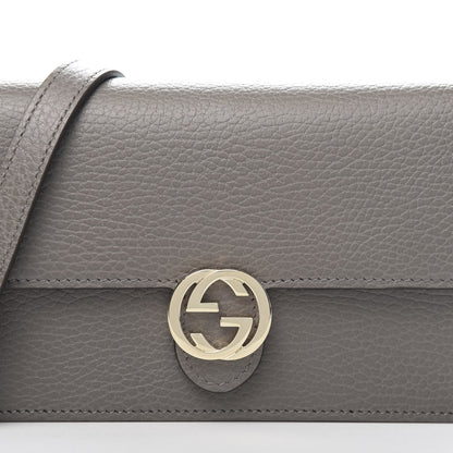 Gucci Dollar Calfskin Interlocking G Chain Wallet Loess 9 of 9