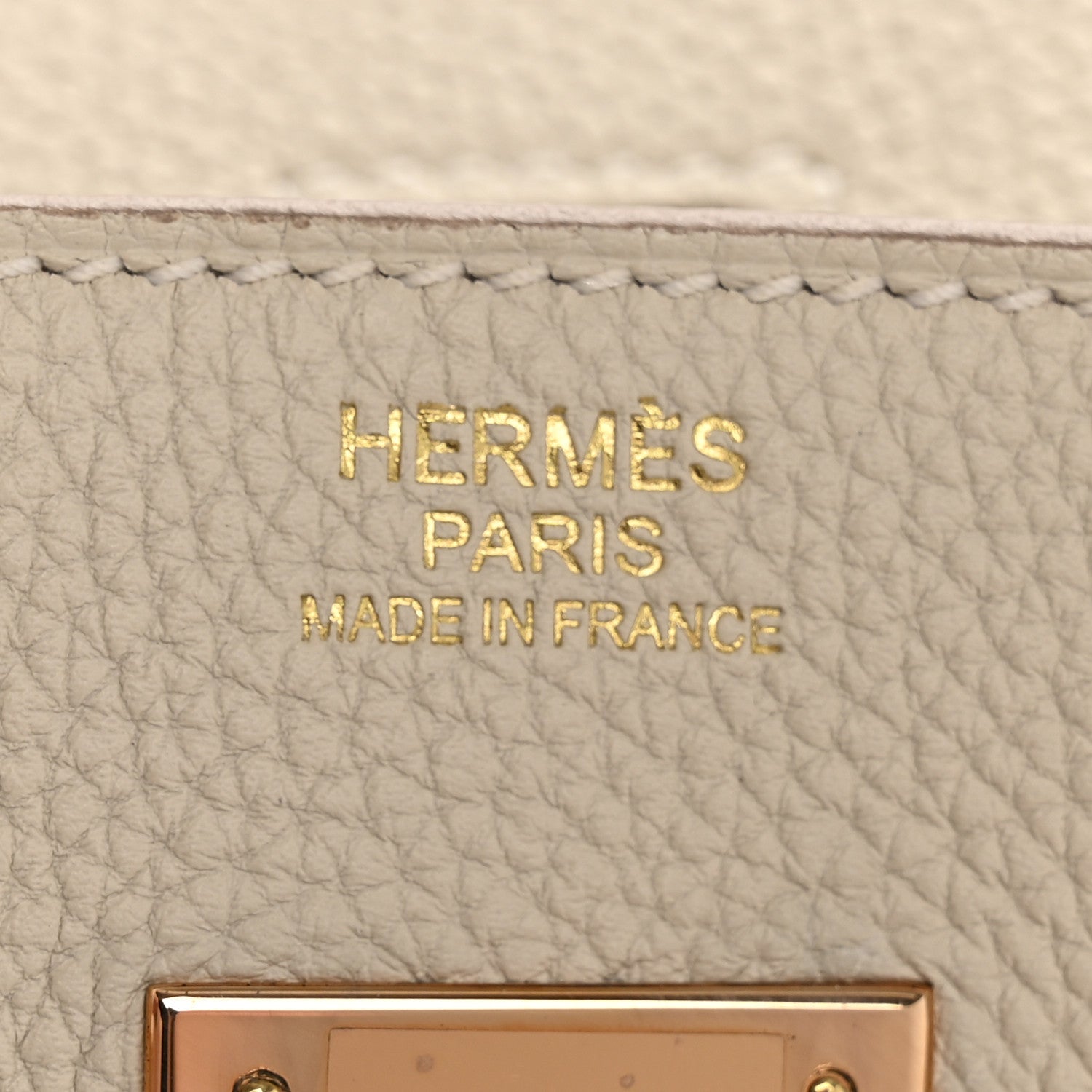 Hermes Togo Birkin 30 Craie 6 of 10