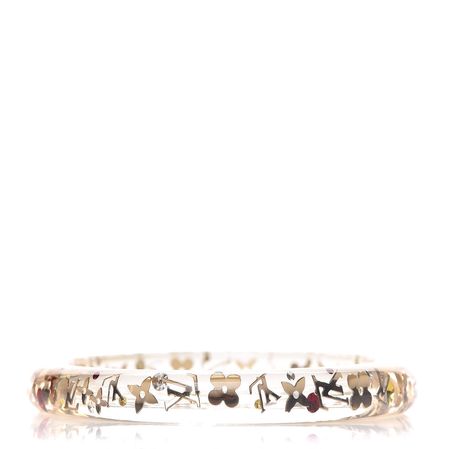 Louis Vuitton Resin Swarovski Inclusion Bracelet PM Transparent 1 of 3