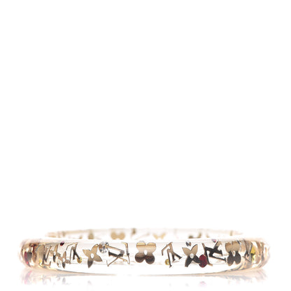 Louis Vuitton Resin Swarovski Inclusion Bracelet PM Transparent 1 of 3