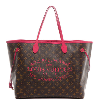 Louis Vuitton Monogram Articles de Voyage Ikat Neverfull GM Rose Indien 1 of 7