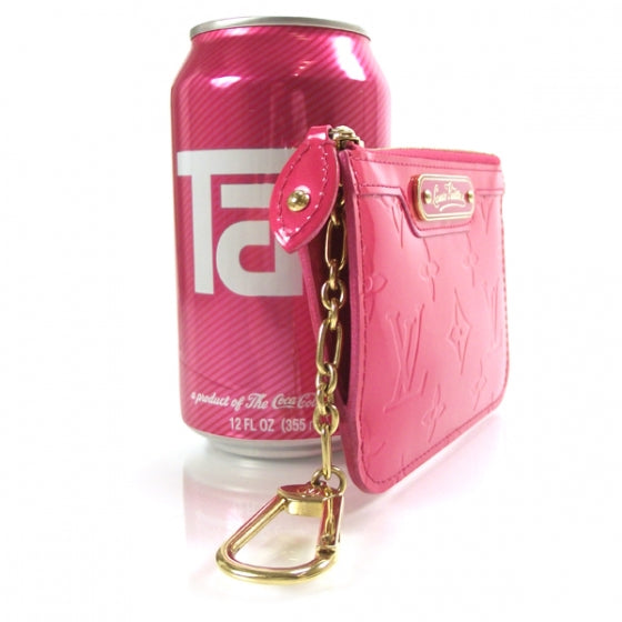 Louis Vuitton Vernis Key Pouch Rose Pop 3 of 7