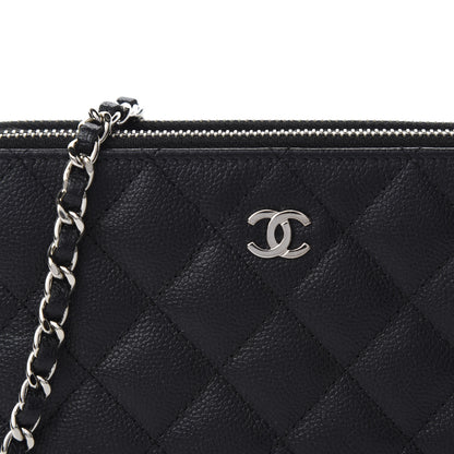 Chanel Caviar Quilted Small Clutch With Chain Black 11 of 12
