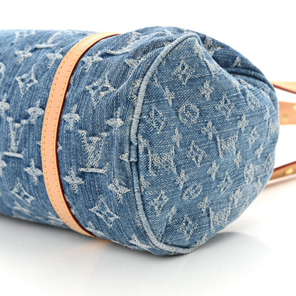 Louis Vuitton Monogram Denim Papillon Denim Blue 9 of 10