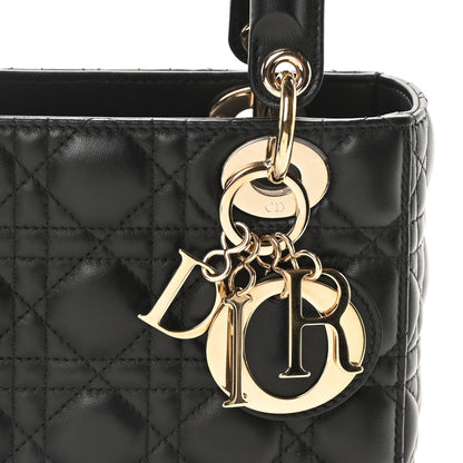 Christian Dior Lambskin Cannage Small My ABCDior Lady Dior Black 8 of 10