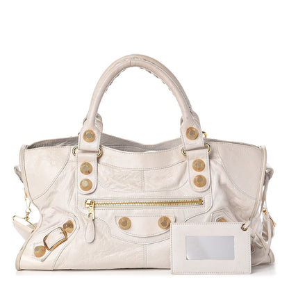 Balenciaga Agneau Giant 21 Gold Hardware Part Time White 1 of 32