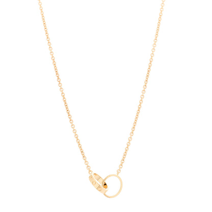 Cartier 18K Yellow Gold Interlocking LOVE Necklace 1 of 6