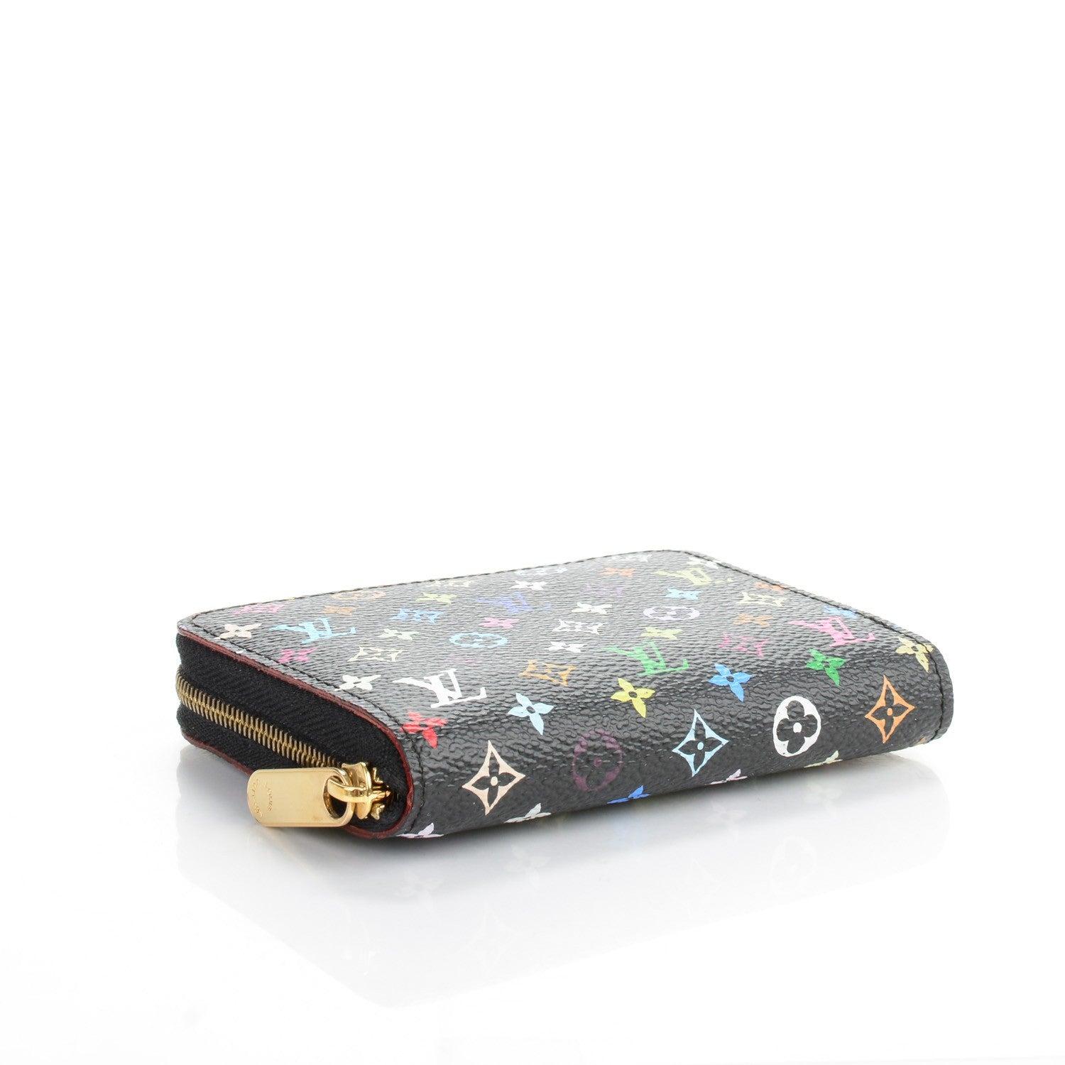 Louis Vuitton Monogram Multicolor Zippy Coin Purse Black 4 of 7