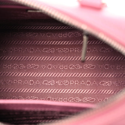 Prada Saffiano Lux Top Handle Crossbody Bag Rosa 5 of 21