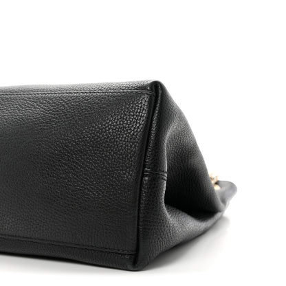 Gucci Pebbled Calfskin Medium Soho Chain Shoulder Bag Black 10 of 11