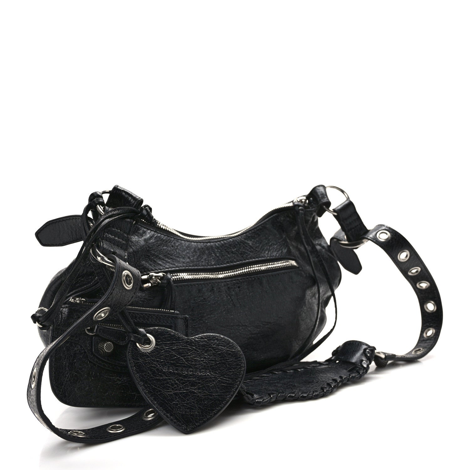 Balenciaga Agneau Arena Small Le Cagole Shoulder Bag Black 3 of 15