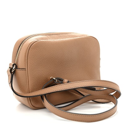 Gucci Pebbled Calfskin Small Soho Disco Bag Rose Beige 3 of 10
