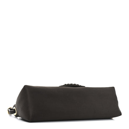 Jimmy Choo Satin Crystal Pochette Shoulder Bag Brown 4 of 9