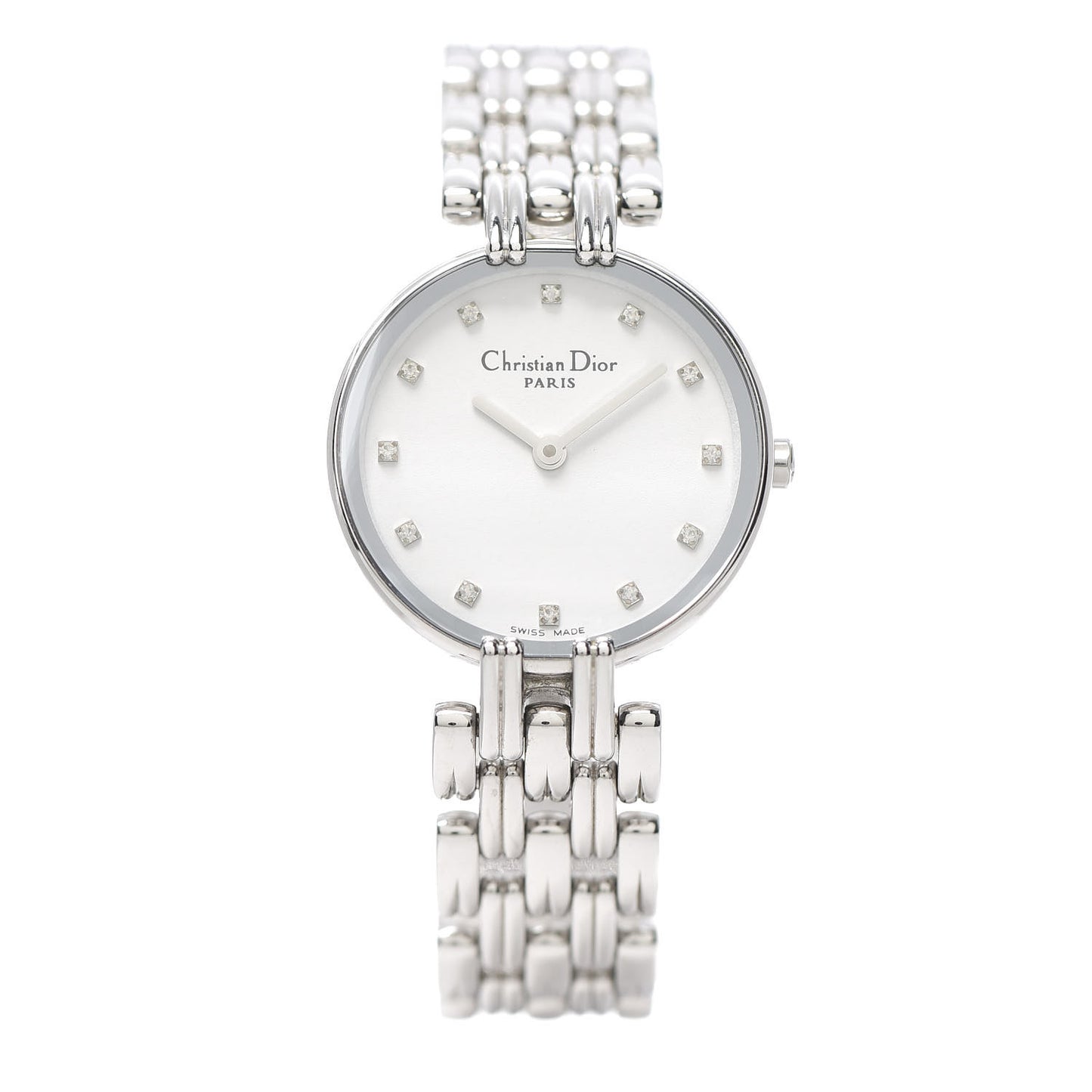 Stainless Steel Diamond 25mm Bagheera Quartz Watch