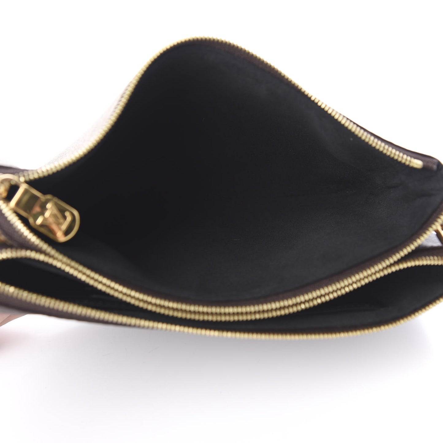 Reverse Monogram Giant Double Zip Pochette