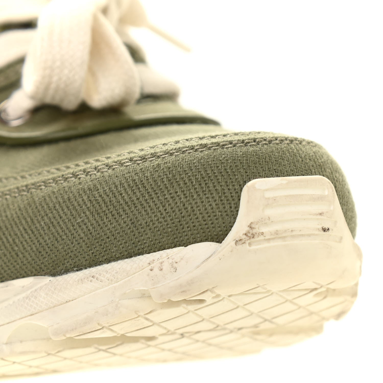 Chanel Canvas Womens Sneakers 38.5 Green 11 of 15