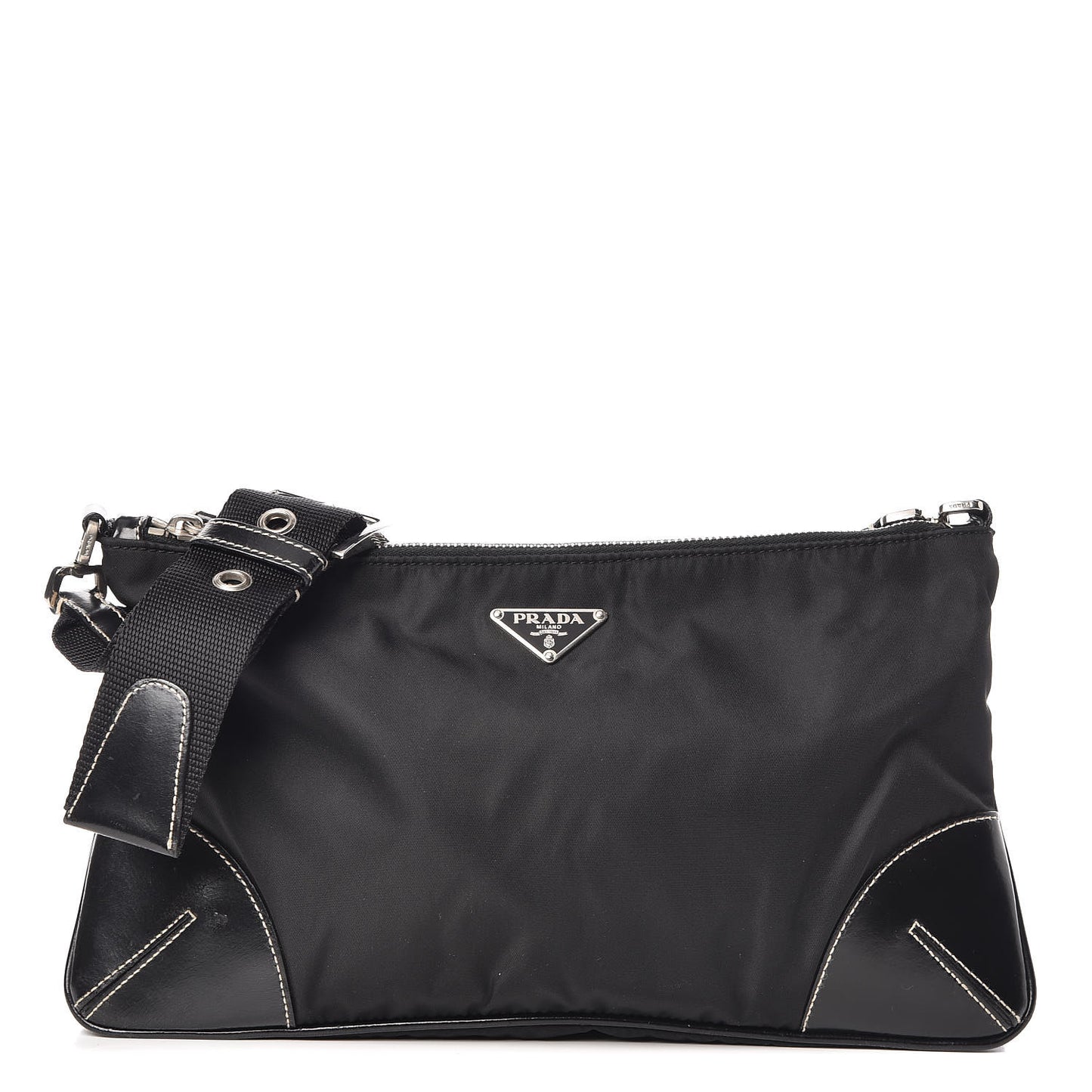 Tessuto Nylon Shoulder Bag Black
