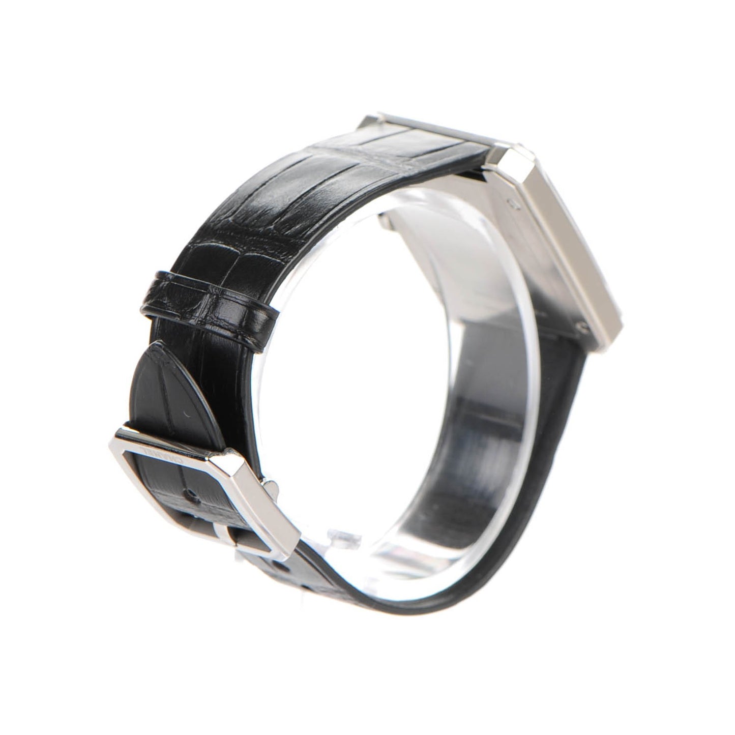 Stainless Steel Alligator 26mm Boy-Friend Quartz Watch Black