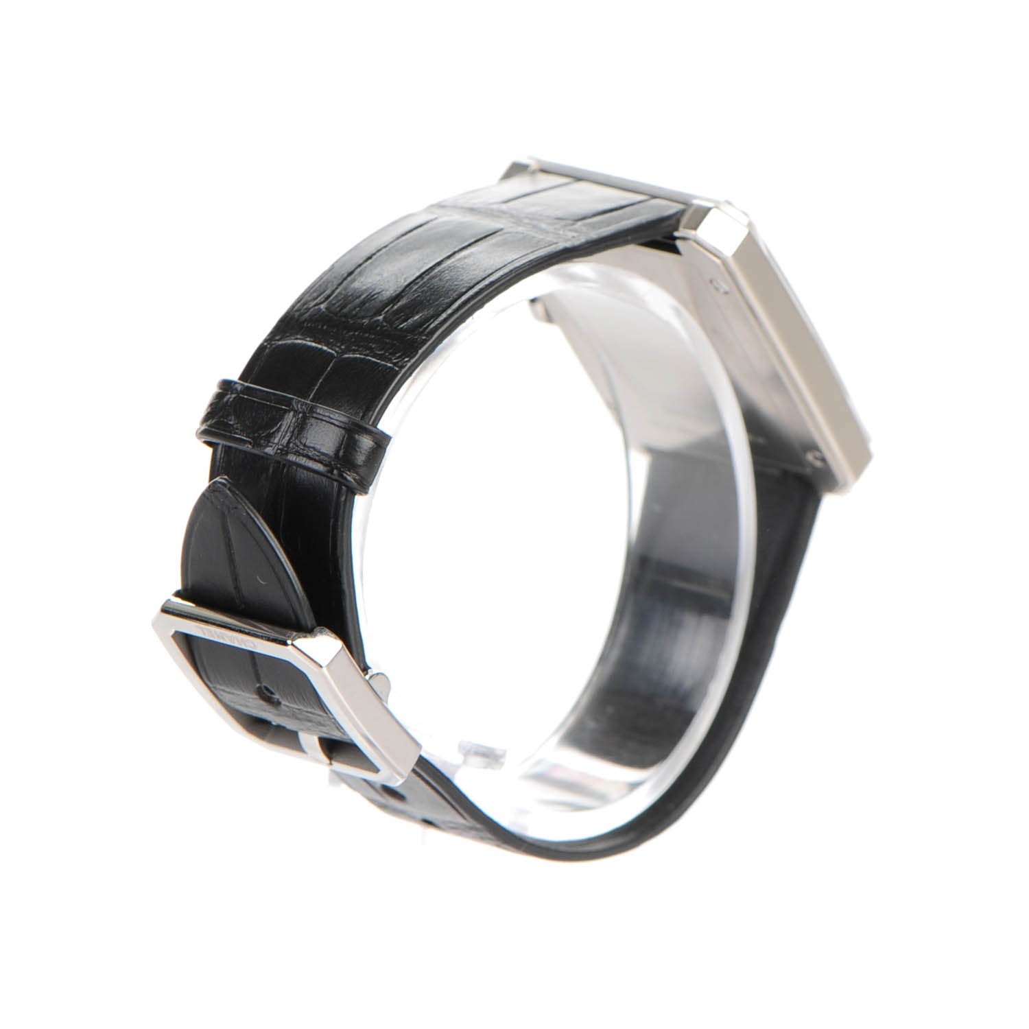Chanel Stainless Steel Alligator 26mm Boy-Friend Quartz Watch Black 4 of 10
