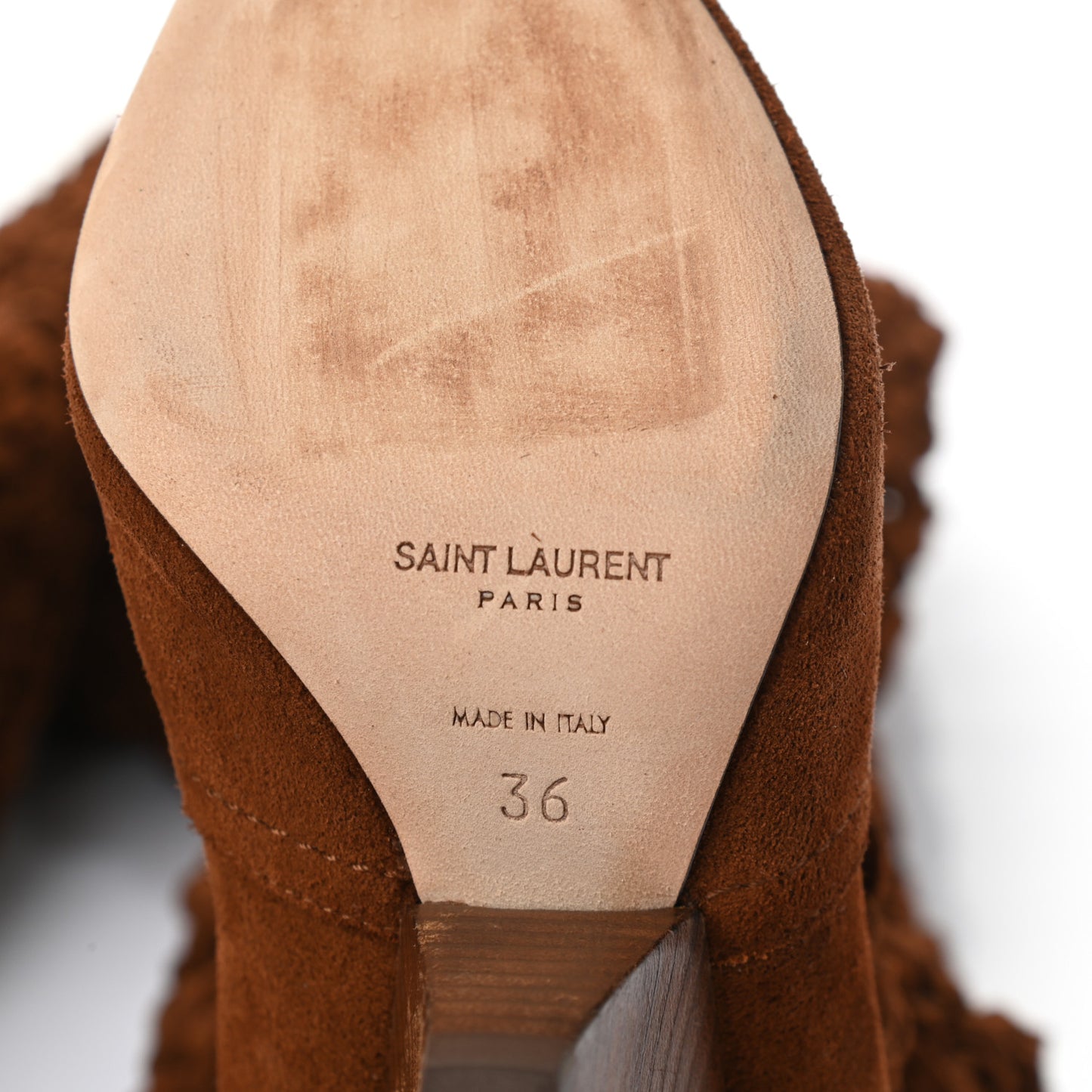 Suede Twine Soho Niki 105 Thigh High Boots 36 Light Land